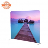 Straight 8FT Stretch Fabric Display with Printing