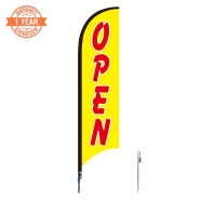 10' Open Feather Flags S0821