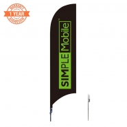 10' Cellphone Feather Flags S0851