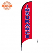 10' Financial Feather Flags S0841