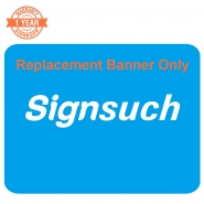 Replacement Curve 10FT Stretch Fabric Banner