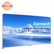 Straight 20FT Stretch Fabric Display with Printing