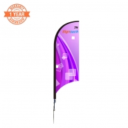 Wave 7FT Custom  Feather Flags Kits with Printing