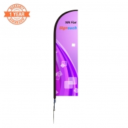 Flat 10FT Custom Feather Flags Kits with Printing