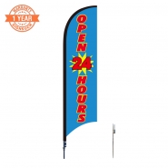 10' Open Feather Flags S0924