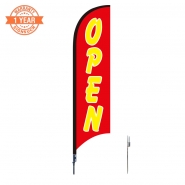 10' Open Feather Flags S0822