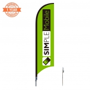 10' Cellphone Feather Flags S0872