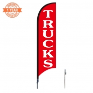 10' Auto Feather Flags S0917