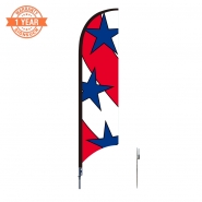 10' National Feather Flags S0863