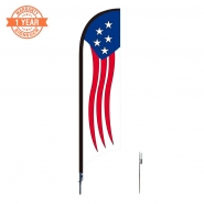 10' National Feather Flags S0830